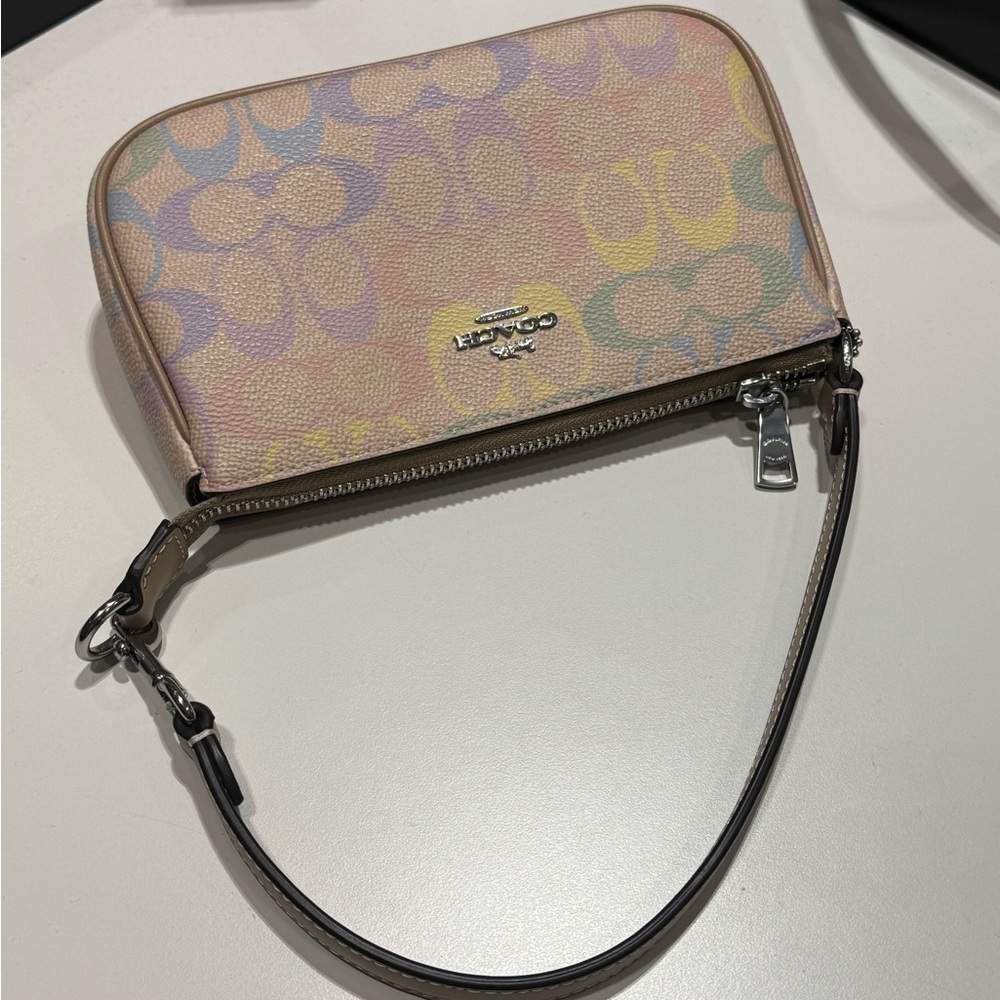 Coach Nolita 19 In Rainbow Signature Canvas cdc38 - Picture 4 of 10